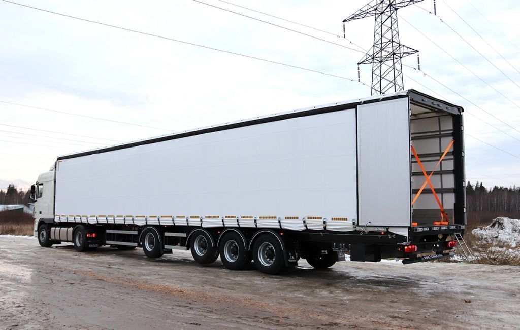 Тентованный полуприцеп Тонар T4-16V/VK (с разнесёнными осями) | GoodTruck